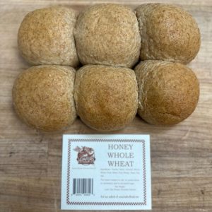 Honey Whole Wheat Dinner Rolls 6 Pack